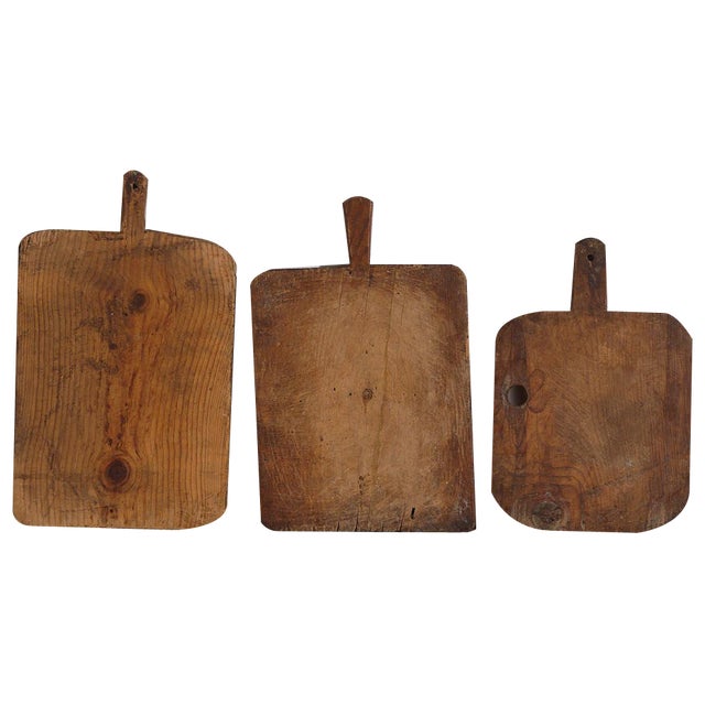 Vintage Cutting Boards, 1920, Set of 3 For Sale