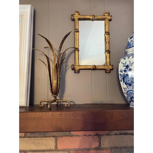 Mid 20th Century Gilded Metal Wheat Sheaf Decorative Object For Sale - Image 10 of 12