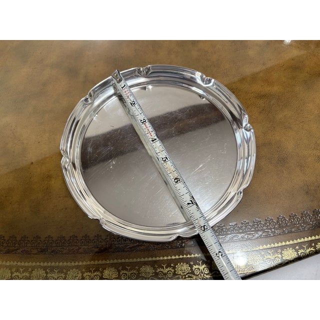 Cartier 1940s Cartier Sterling Silver Serving Tray For Sale - Image 4 of 8