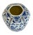 Ceramic 1970s Large Hand-Painted Delft Blue & White Vase With Bird Motif For Sale - Image 7 of 11
