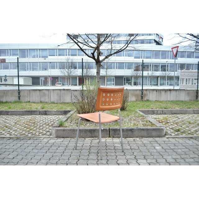 Dining Chair in Cognac Leather from Lapalma For Sale - Image 17 of 18