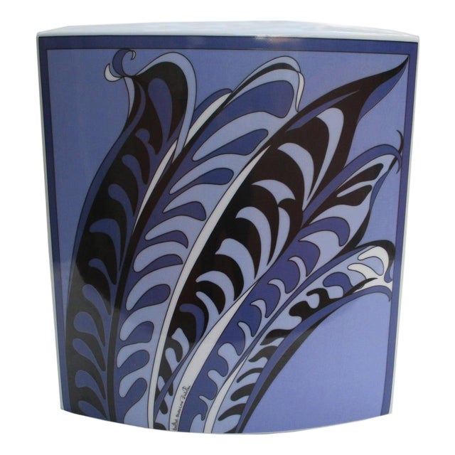 Emilio Pucci Ceramic Vase Germany circa 1970 For Sale