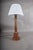 Mid-Century Modern Neoclassical Turned Wood Column Table Lamp, 1950s For Sale - Image 3 of 9