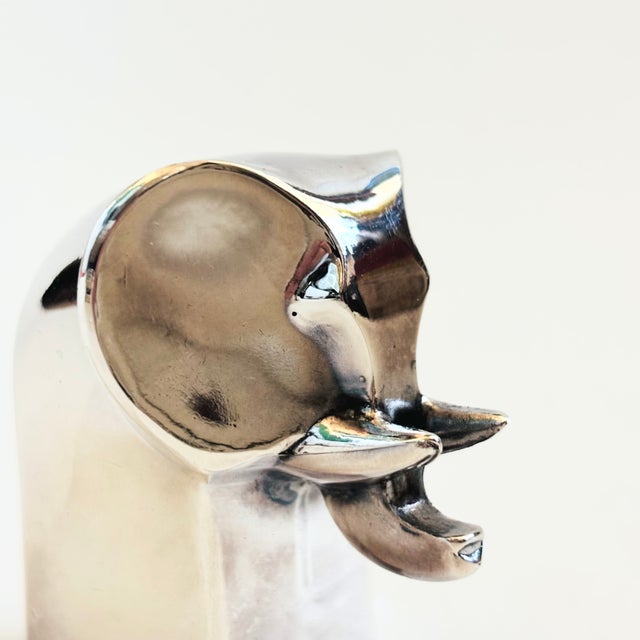Dansk Designs Dansk Silver Plated Elephant Figurine For Sale - Image 4 of 7