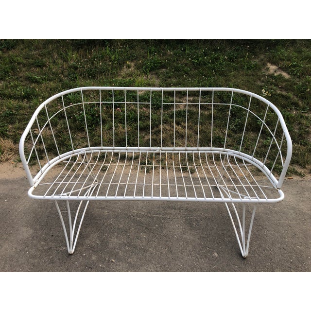 Vintage Homecrest Wrought Iron Patio Sofa Chairish