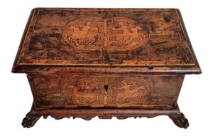 17th/18th Century Venetian Marquetry Table Box
