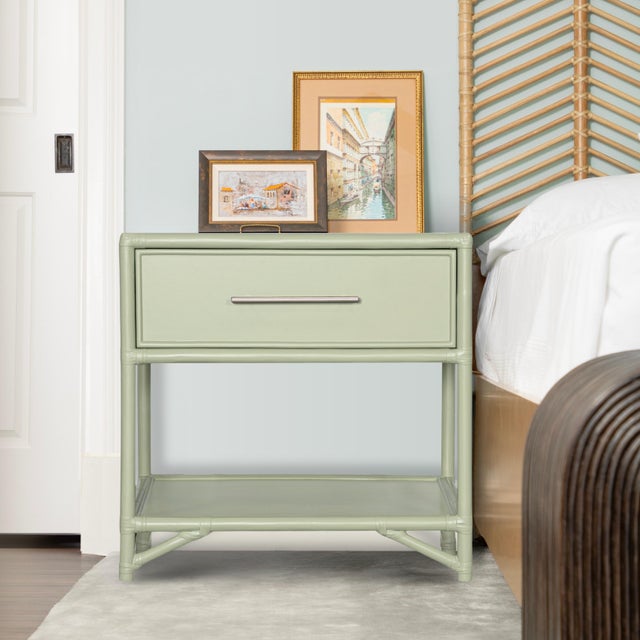 Where style meets functionalityour Olympia Nightstand captures the essence of coastal elegance. This piece offers metal...