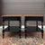 Vintage L. Hitchcock Country Farmhouse Solid Maple 1 Drawer Side Tables in Black / Harvest Maple - A Pair For Sale - Image 10 of 17