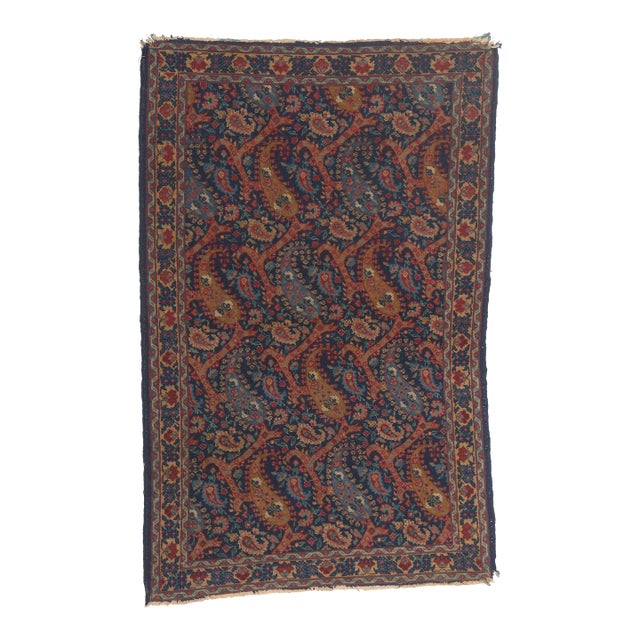 Late 19th Century Persian Tabriz Rug, 02'11 X 04'05 For Sale