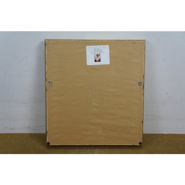 Late 20th Century Mark Arian Study XIX Spanish Flamenco Dancer W Fan Oil Painting on Board 20" For Sale - Image 11 of 11