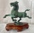 Mid-Century Bronze Asian Han Dynasty "Flying Horse of Gansu" on Carved Wooden Base Excellent Condition For Sale In Denver - Image 6 of 11