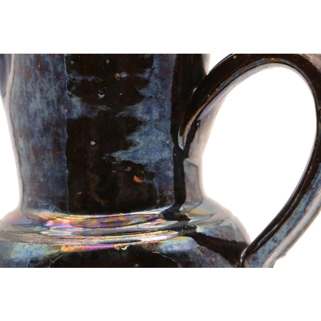 1940s Rustic Pitcher, Glazed Earthenware, Portuguese For Sale - Image 10 of 12