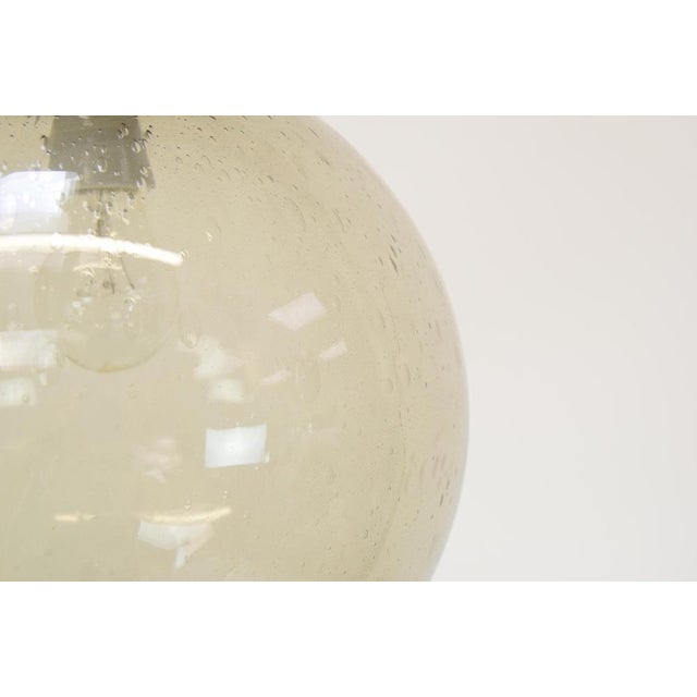 Large Vintage Glass Pendant from Kamenicky Senov, 1970s For Sale - Image 4 of 14