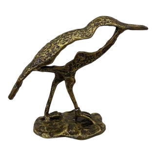 Sanderling I Brass Sculpture, Animal For Sale