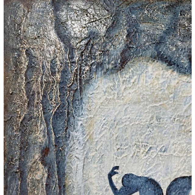 Unknown Artist, Dancers Under the Light, Mixed Media For Sale - Image 4 of 9