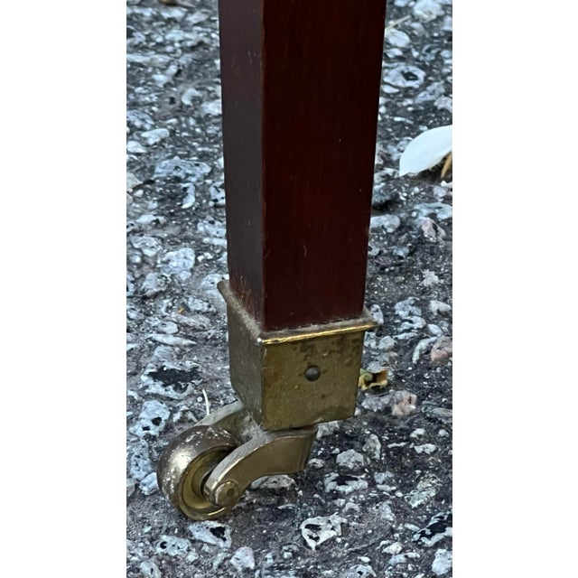 Vintage Mersman Regency Style Mahogany Side Tables - A Pair For Sale - Image 10 of 12