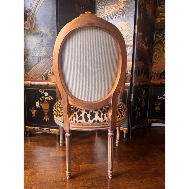 Vintage Louis XVI Fauteuil Chair For Sale In New York - Image 6 of 8