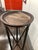 Traditional Mid 19th Century Regency Style Mahogany Pedestal Plant Stand With Bronze or Brass Beaded Trim For Sale - Image 3 of 10