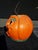 Papier Mache' Halloween Jack-O’-Lantern Everything about it screams pre-war: · Thick pulp walls · Clear vertical mold seam...