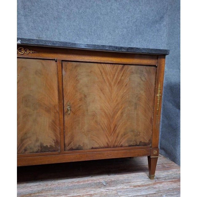 20th Century Empire Mahogany Veneer Sideboard For Sale - Image 4 of 8
