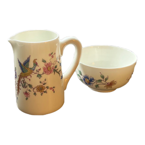 Vintage Royal Doulton Creamer & Sugar