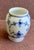 Tiny bud or toothpick sized vase; iconic Musselmalet traditional pattern.