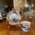 A Fine Early 19th Century English Gilt Imari Tea Cup and Saucer, in Pattern #310, Featuring the Chinese Inspired Willow...
