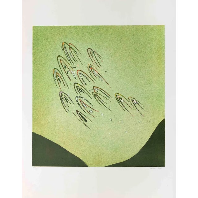 Lithograph realized by Antonio Rizzo in 1970s ca. Hand Signed. Edition of 75 pieces. This piece is attributed to the...