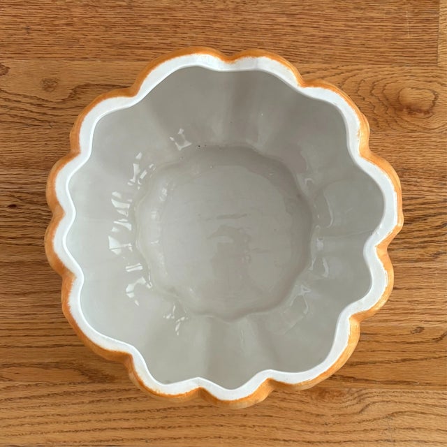 1990s Vintage Fitz and Floyd Vegetable Garden Pumpkin Soup Tureen For Sale - Image 5 of 7