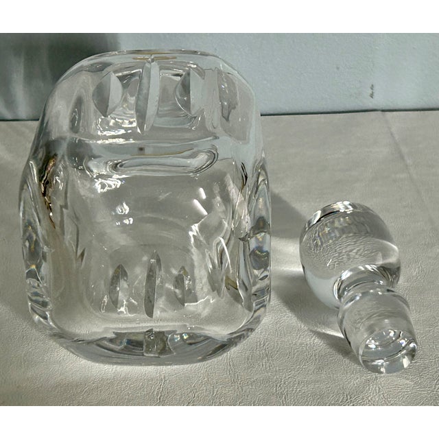 Traditional Vintage Traditional Style Cut Crystal Decanter W/Stopper For Sale - Image 3 of 15