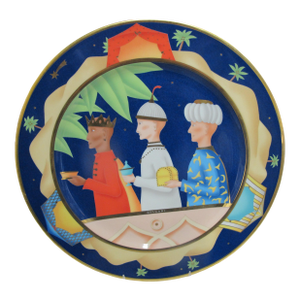 Bvlgari Rosenthal Germany Magi Natale 1999 3 Wisemen Kings Collector Plate