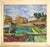 Aldo Natili, 1940s Italian Signed Fauve Style Landscape Oil on Canvas Painting, Oil on Canvas For Sale - Image 6 of 12