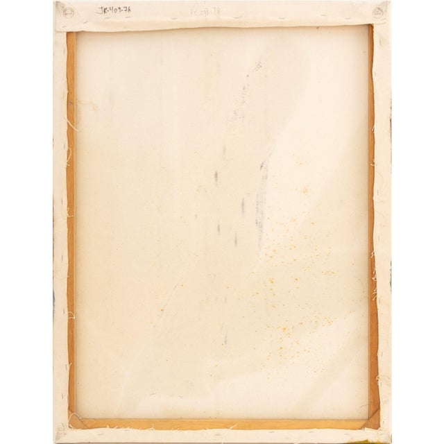 Textile Jack Roth Untitled Acrylic on Canvas, 1978 For Sale - Image 7 of 10