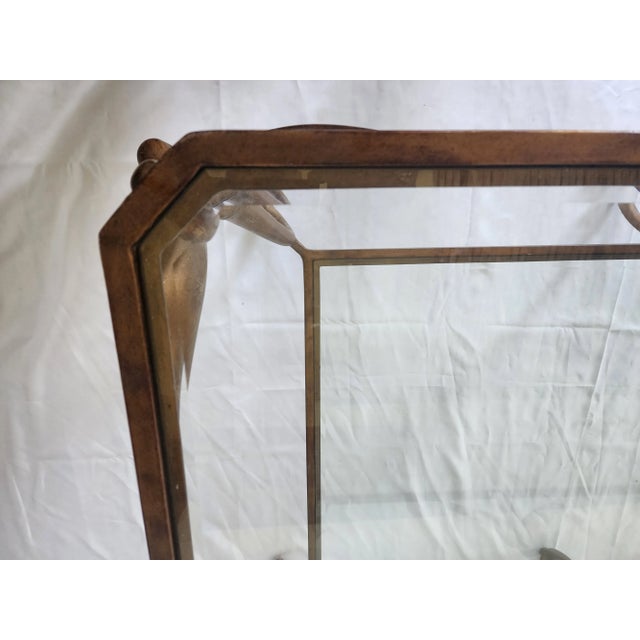 1950s 1950s Sculptural Swan Figure Glass Coffee Table For Sale - Image 5 of 9