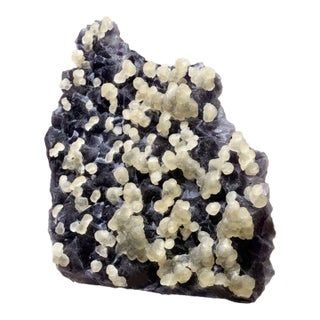 Yellow Purple Fluorite Specimen by Stillmantle For Sale