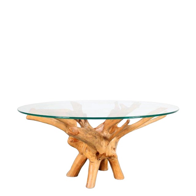 Tree Root Table, 1950s Chairish