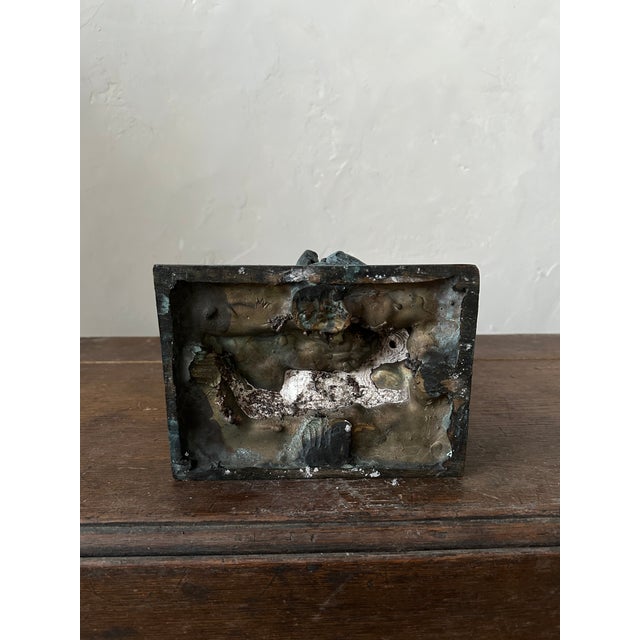 20th Century Solid Bronze Chimpanzee Sculpture For Sale - Image 9 of 10