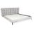 Modern Husk Boxspring Bed in Grey from B&B Italia For Sale - Image 3 of 15