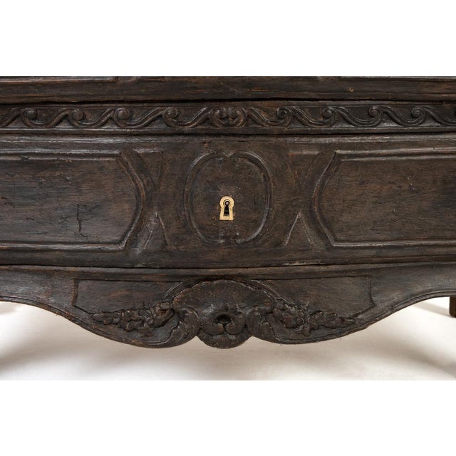 18th Century French Ebonised Bombe Commode For Sale - Image 11 of 12