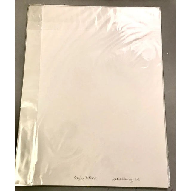 Martina Nehrling Contemporary Abstract Acrylic on Montval Paper Painting "Flying Buttress 1" by Martina Nehrling For Sale - Image 4 of 4