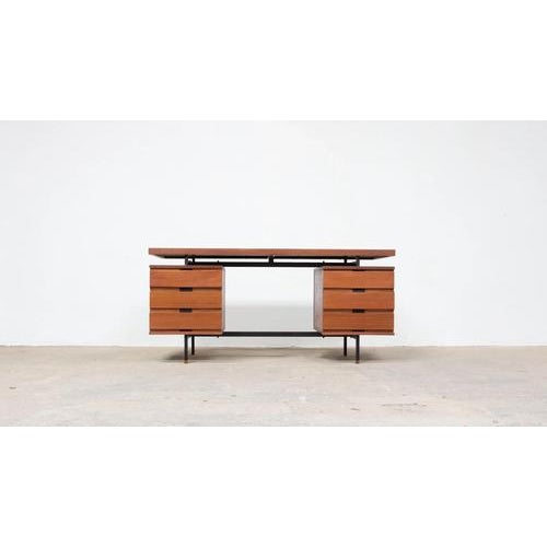 1960s Minvielle Director's Desk by Pierre Guariche, 1960s For Sale - Image 5 of 11