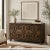 Dimensions: 59″ W x 16″ D x 35″ H . Features - A rare piece and only one of its kind available - Piece shown in the photos...