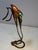 Jack Brubaker Hand-Forged Calla Lily Candle Holder ,Vintage Signed American Art For Sale In Naples, FL - Image 6 of 9