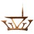 Gold Life Oak Console Table by Timothée Musset For Sale - Image 8 of 8