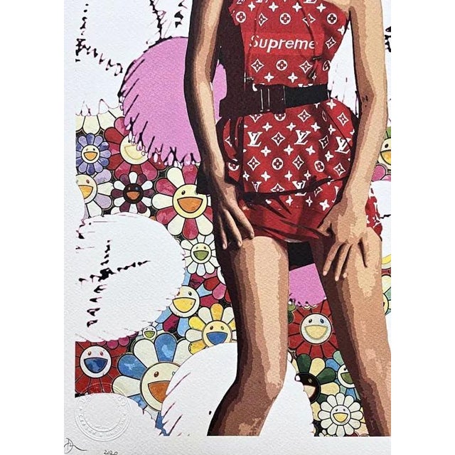 Pop Art Death Nyc - Kate Moss and Murakami - Limited Edition With Certificate For Sale - Image 3 of 5