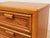 Brown Pair of Boho Two Drawer Oak Nightstands For Sale - Image 8 of 12