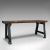1850s Antique Victorian English Pine and Iron Foundry Table For Sale - Image 13 of 13