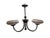 1970s Art Deco Glass Chandelier, Poland, 1930s For Sale - Image 5 of 18