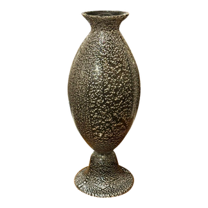 Black Murano Glass Vase