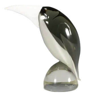 C. 1970s Grosbeak Murano Glass Sculpure by Livio Seguso for Gral Germany